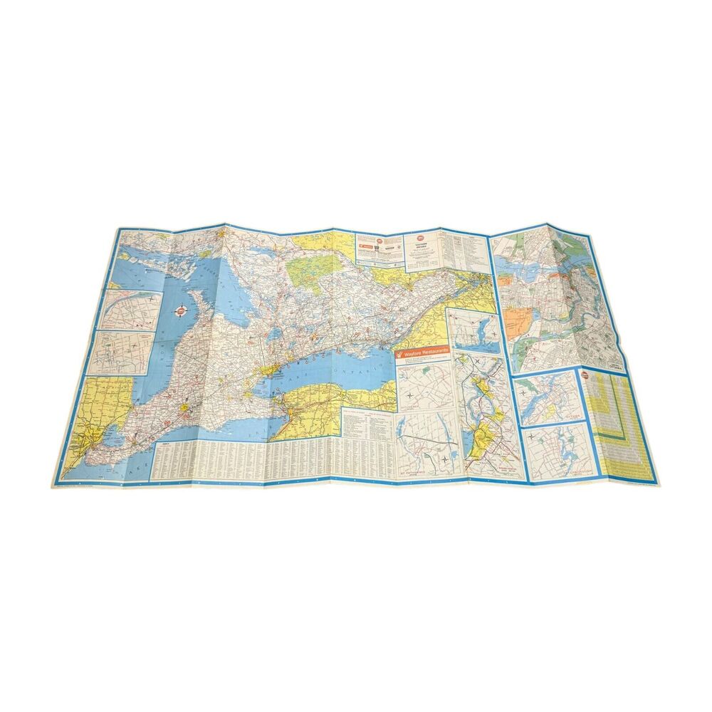 Vintage AAA & Gulf Travel Maps – New England, Eastern Canada, Ontario Avanti - Picture 6 of 6